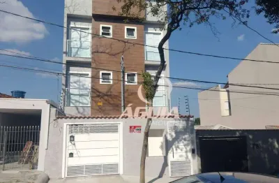 Cobertura com 2 dormitórios à venda, 74 m² por r$ 400.000,00 - jardim santo antônio - santo andré/sp
