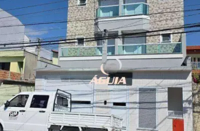 Cobertura com 2 dormitórios à venda, 56 m² por r$ 500.000,00 - parque das nações - santo andré/sp