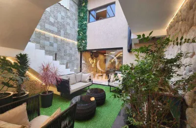 Sobrado com 3 dormitórios à venda, 252 m² por r$ 900.000,00 - parque oratório - santo andré/sp