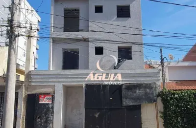 Cobertura com 2 dormitórios à venda, 50 m² + 50m² por r$ 510.000 - santa maria - santo andré/sp