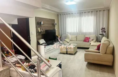 Sobrado com 3 dormitórios à venda, 167 m² por r$ 780.000,00 - parque oratório - santo andré/sp