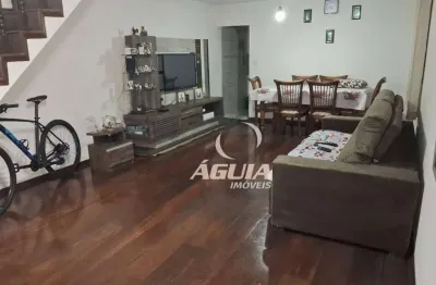Sobrado à venda, 177 m² por r$ 580.000,00 - jardim santo antônio - santo andré/sp