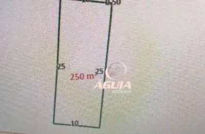 Terreno à venda, 250 m² por r$ 450.000,00 - parque oratório - santo andré/sp