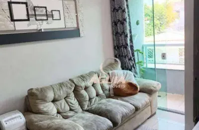 Cobertura com 2 dormitórios à venda, 54 m² + 54 m² por r$ 480.000 - jardim santo antônio - santo andré/sp