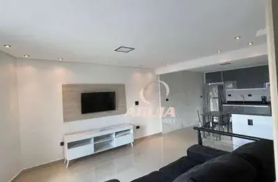 Sobrado com 2 dormitórios à venda, 130 m² por r$ 580.000,00 - parque joão ramalho - santo andré/sp