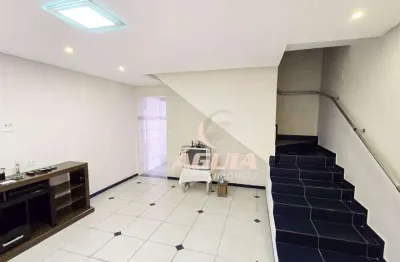 Sobrado à venda, 185 m² por r$ 440.000,00 - jardim alzira franco - santo andré/sp