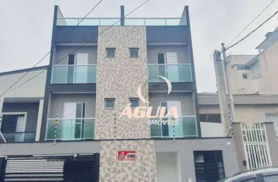 Cobertura com 2 dormitórios à venda, 44 m² por r$ 500.000,00 - vila camilópolis - santo andré/sp
