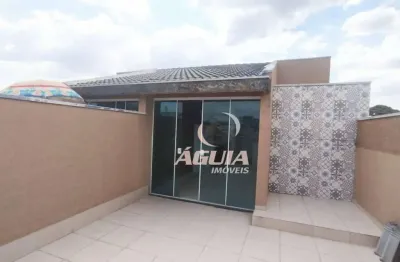 Cobertura com 2 dormitórios à venda, 48 m² por r$ 420.000,00 - vila camilópolis - santo andré/sp