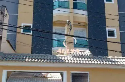 Cobertura com 4 dormitórios à venda, 80 m² por r$ 750.000,00 - vila camilópolis - santo andré/sp