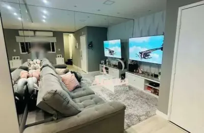 Cobertura com 2 dormitórios à venda, 43 m² por r$ 520.000,00 - vila bela vista - santo andré/sp