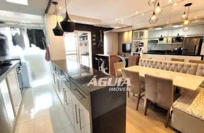 Apartamento com 3 dormitórios à venda, 59 m² por r$ 470.000,00 - vila pires - santo andré/sp