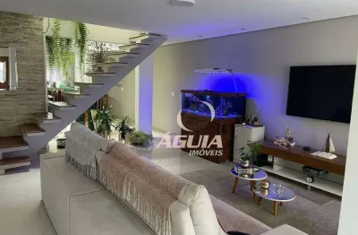Sobrado com 3 dormitórios à venda, 256 m² por r$ 955.000,00 - jardim las vegas - santo andré/sp