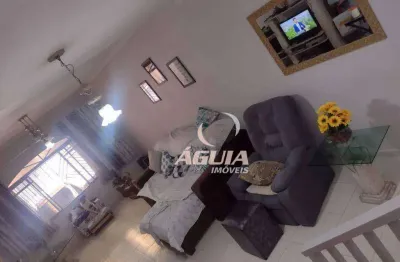Sobrado com 3 dormitórios à venda, 185 m² por r$ 790.000,00 - parque novo oratório - santo andré/sp