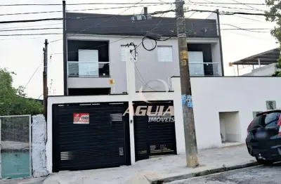 Cobertura com 2 dormitórios à venda, 50 m² por r$ 390.000,00 - jardim ana maria - santo andré/sp