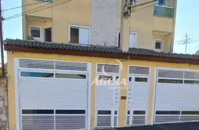 Cobertura com 2 dormitórios à venda, 52 m² por r$ 480.000,00 - vila camilópolis - santo andré/sp