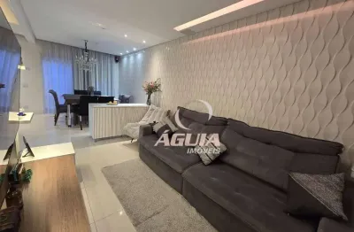 Sobrado com 3 dormitórios à venda, 155 m² por r$ 795.000,00 - vila são pedro - santo andré/sp