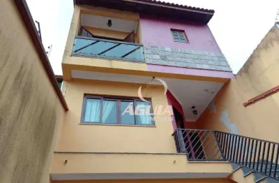 Sobrado com 3 dormitórios à venda, 154 m² por r$ 850.000,00 - parque novo oratório - santo andré/sp