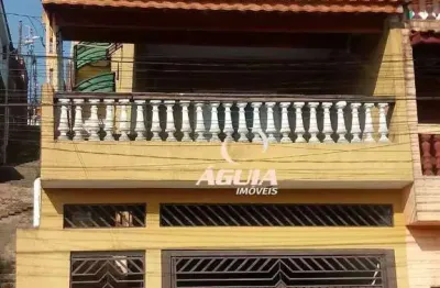 Sobrado com 6 dormitórios à venda, 200 m² por r$ 430.000 - jardim aclimação - santo andré/sp
