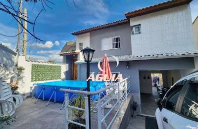 Sobrado com 3 dormitórios à venda, 270 m² por r$ 950.000.000,00 - parque novo oratório - santo andré/sp