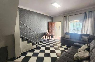 Sobrado com 3 dormitórios à venda, 130 m² por r$ 500.000,00 - jardim das maravilhas - santo andré/sp