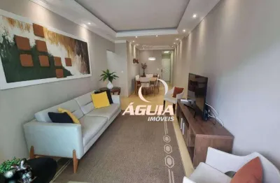 Apartamento com 3 dormitórios à venda, 104 m² por r$ 535.000,00 - vila alzira - santo andré/sp
