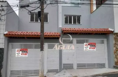 Sobrado com 2 dormitórios à venda, 97 m² por r$ 570.000,00 - utinga - santo andré/sp