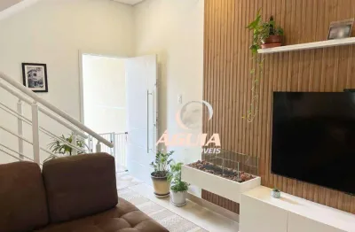 Sobrado à venda, 91 m² por r$ 555.000,00 - jardim santo alberto - santo andré/sp