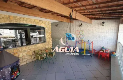 Sobrado com 3 dormitórios à venda, 227 m² por r$ 650.000,00 - jardim alzira franco - santo andré/sp