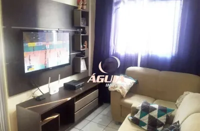 Apartamento com 2 dormitórios à venda, 45 m² por r$ 220.000,00 - parque das nações - santo andré/sp