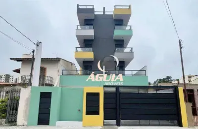 Cobertura com 2 dormitórios à venda, 46 m² por r$ 550.000,00 - vila são pedro - santo andré/sp