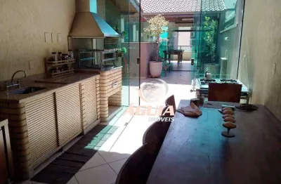 Cobertura com 3 dormitórios à venda, 99 m² por r$ 740.000,00 - parque das nações - santo andré/sp