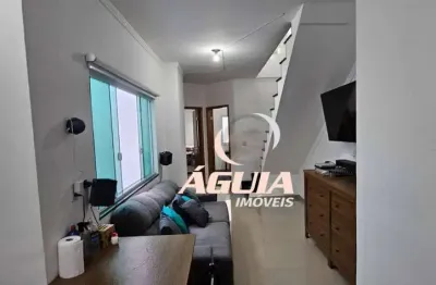 Cobertura com 2 dormitórios à venda, 44 m² por r$ 380.000,00 - parque gerassi - santo andré/sp