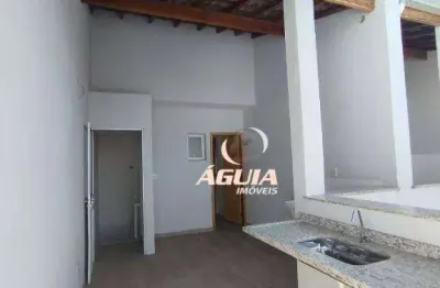 Cobertura com 2 dormitórios à venda, 43 m² por r$ 390.000,00 - parque das nações - santo andré/sp