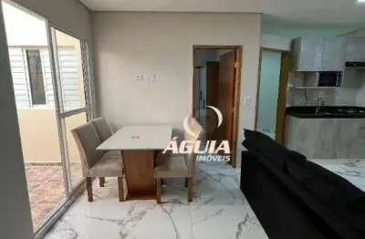 Apartamento com 2 dormitórios à venda, 35 m² por r$ 230.000,00 - vila tibiriçá - santo andré/sp