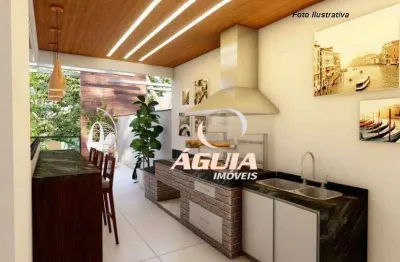 Cobertura com 2 dormitórios à venda, 50 m² por r$ 480.000,00 - parque novo oratório - santo andré/sp