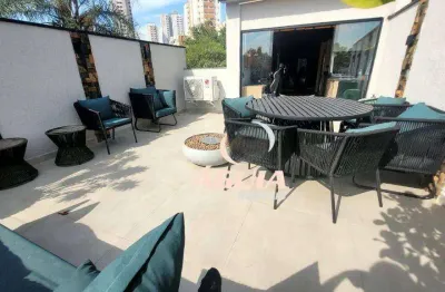 Cobertura com 3 dormitórios à venda, 70 m² por r$ 1.290.000,00 - campestre - santo andré/sp