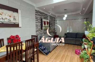 Casa com 2 dormitórios à venda, 105 m² por r$ 680.000,00 - vila tibiriçá - santo andré/sp