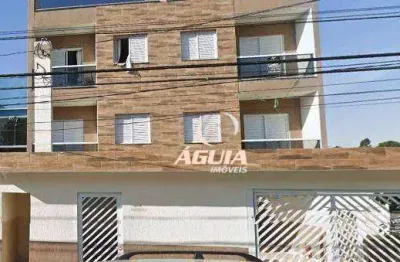 Cobertura com 2 dormitórios à venda, 50 m² por r$ 450.000 - jardim ana maria - santo andré/sp