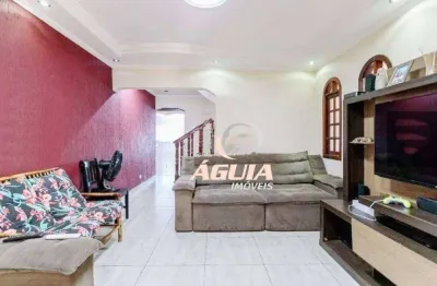 Sobrado com 3 dormitórios à venda, 185 m² por r$ 570.000,00 - jardim ana maria - santo andré/sp