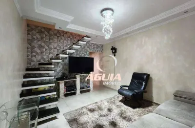 Sobrado com 2 dormitórios à venda, 146 m² por r$ 590.000,00 - parque capuava - santo andré/sp