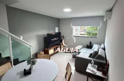 Sobrado com 2 dormitórios à venda, 135 m² por r$ 740.000,00 - campestre - santo andré/sp