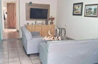 Casa com 3 dormitórios à venda, 119 m² por r$ 599.000 - vila scarpelli - santo andré/sp