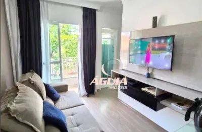 Cobertura com 2 dormitórios à venda, 43 m²+ 43 m² por r$ 499.000 - parque novo oratório - santo andré/sp