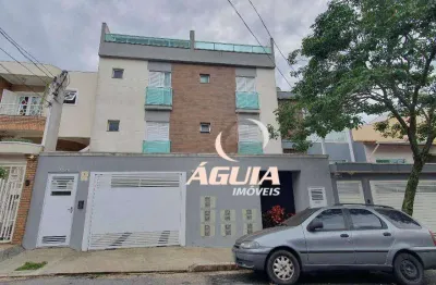 Cobertura com 2 dormitórios à venda, 42 m² por r$ 420.000,00 - parque das nações - santo andré/sp