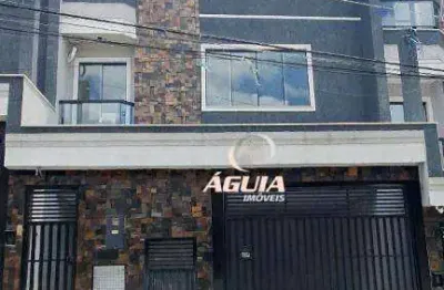 Sobrado com 3 dormitórios à venda, 150 m² por r$ 840.000,00 - vila camilópolis - santo andré/sp