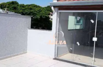 Cobertura com 2 dormitórios à venda, 50 m² por r$ 415.000,00 - parque novo oratório - santo andré/sp