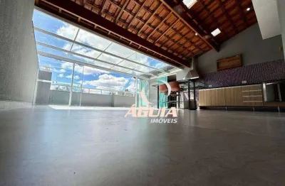 Cobertura com 3 dormitórios à venda, 70 m² por r$ 790.000,00 - vila valparaíso - santo andré/sp