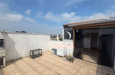 Cobertura com 2 dormitórios à venda, 40 m² por r$ 375.000,00 - parque erasmo assunção - santo andré/sp