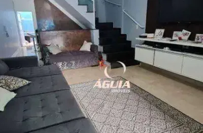 Sobrado com 3 dormitórios à venda, 152 m² por r$ 675.000,00 - vila bela vista - santo andré/sp