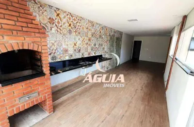 Cobertura com 2 dormitórios à venda, 74 m²+74 m² por r$ 700.000 - vila pires - santo andré/sp